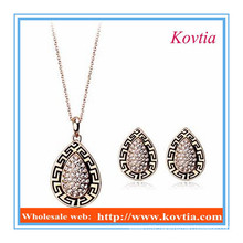 New Arrival China vintage style jewelry sets necklace and earring of yiwi